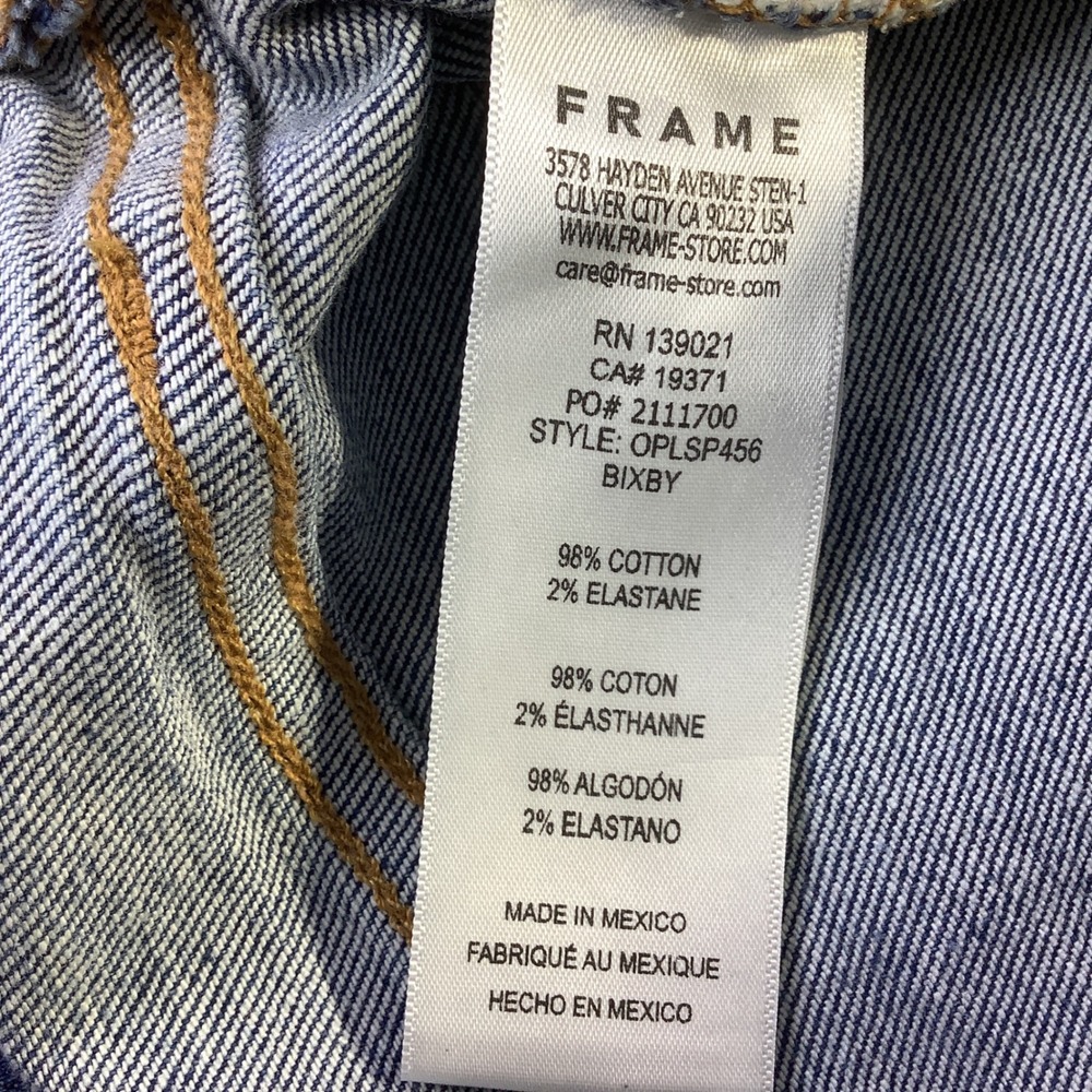 FRAME Le‎ Slim Palazzo Jeans Womens Size 30 Bixby Blue Wide Leg Denim Pants NWT - Picture 5 of 11